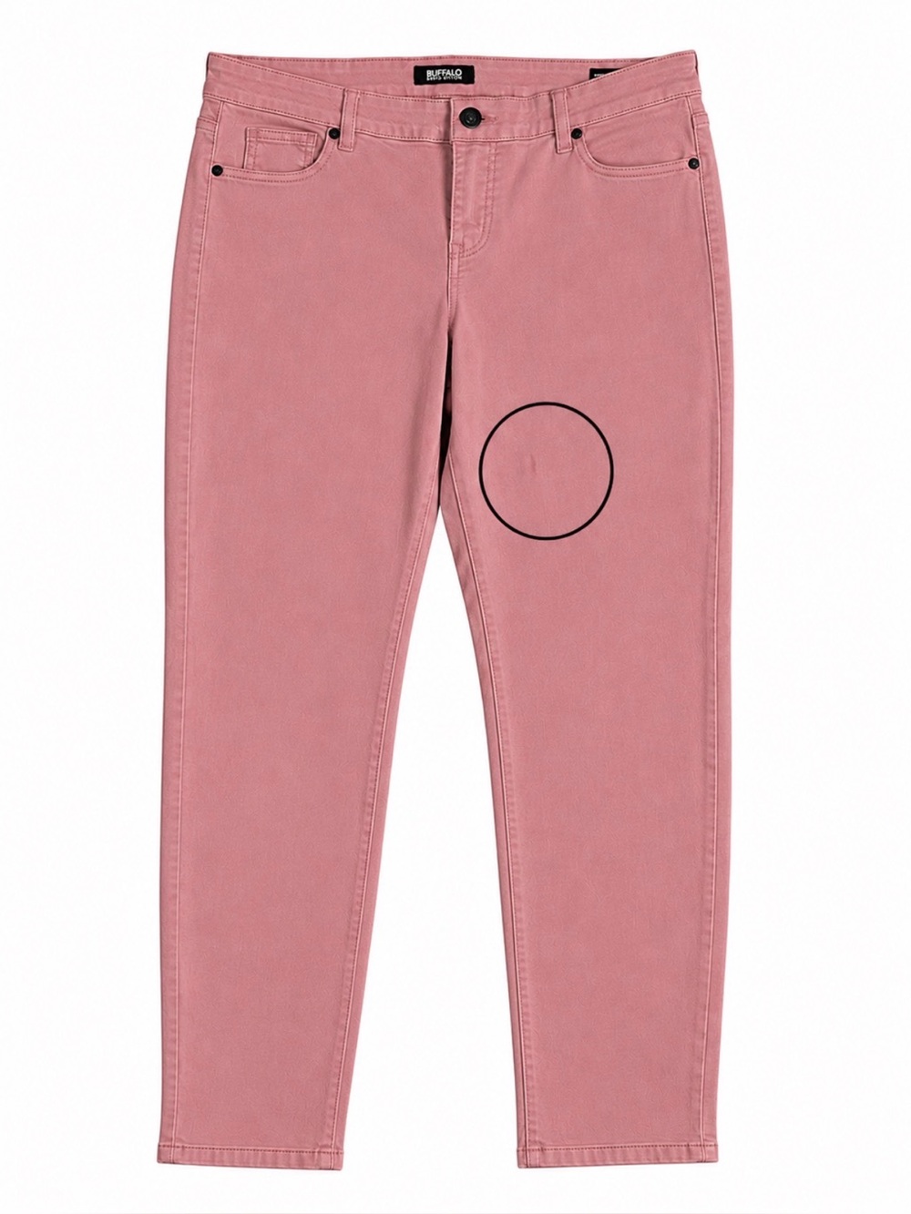 Buffalo David Bitton Aubrey Dusty Rose Ankle Grazer Jeans Women’s 14/34